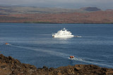 Our boat at Bartolomé Island