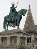 Statue of St Stephen and Fishermen's Bastion
