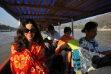 On the boat to Pak Ou Caves