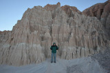 Almost frozen at Cathedral Gorge