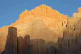 Picnic area at sunset