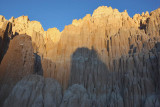 Picnic area at sunset