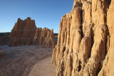 Picnic area at sunset
