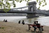 Couples by the side of the river