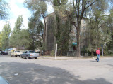 Street corner where guy tried to sell me drugs (Bishkek - Kyrgyzstan)