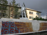 Lenin statue in Kochkor