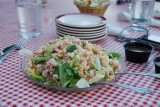 AND ANOTHER ONE OF THOSE PORTA SALADS-ITS A MEAL ON ONE PLATE