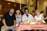 ONE LAST MEETING FOR BREAKFAST WITH POLLY AND ERIC BEFORE THE 1800 MILE MARCH TO OUR NEW DIGS IN SOUTHERN CALIFORNIA