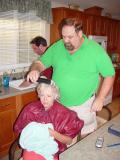 SARA GETS A STYLING FROM ERICS DAD