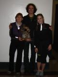 Marla & Susan hold  1 of 7 of Scotts WS100 Trophies.  OK Marla time to give it back and go win one for yourself
