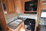 Kitchen area in our RV