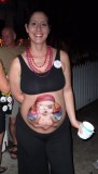Pregnant Woman with Little Pirate on Sat