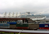 Island Princess at Dock in Vancouver