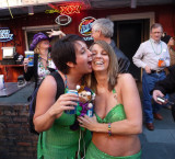 Two of the Glitter Girls at Krewe of Lil T-Rock