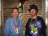 Kevin & Bill at Lundi Gras KOE Party