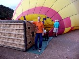 Filling the Hot Air Balloon