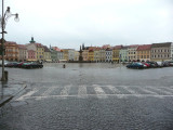 Town Square of Budejovice (prounced Budweis), Czech Republic
