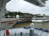 Tied Up Alongside Another Ship in Belgrade, Serbia