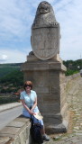 Susan at Gate of Tsarevets