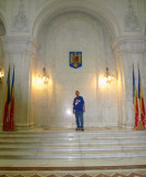 The Romanian Senate Meets Behind This Wall in The Parliament Palace