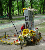 Michael Jackson Memorial in Herastrau Park in Bucharest