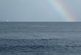 Sailing Toward a Rainbow near Dominica