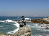 The Siren Statue Near Cliff Divers
