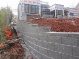 Day 128 - Right Rear Retaining Wall Complete