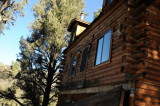 looking up at back door