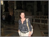 Laurie in St. Peters Basilica