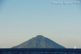 Strombolis sunset seen from Panarea