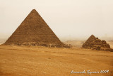 Pyramid of Mykerinos and Pyramids of Queens