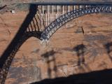 Powerline Shadows - Glenn Canyon Bridge - Page, Arizona
