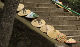 <B>Great Wall of Hats</B> <BR><FONT SIZE=2>Great Wall of China, September, 2007</FONT>