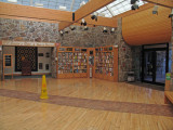 Inside the visitor center