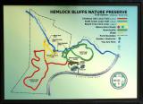 Hemlock Bluffs Trails Sign