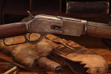 1876 Horn Gun with bison hntr belt knife cartridges 0221