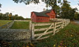 The old red barn