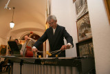 Playing on vibraphone