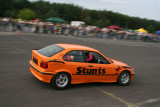 Brave girls in stunts car