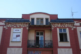 Decoration on building in Art Nouveau style