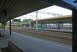 Raiway station in Czestochowa return way to home