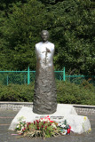 Statue of priest Jerzy Popieluszko