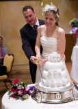 Cutting the cake