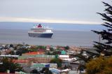 Queen Mary 2 en Punta Arenas