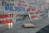 9-11-06  Memorial in Brooklyn's Bedford Park on Bedford Ave