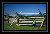 On a battlefield at Gettysburg