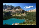View of Lake OHara on the Climb to Wiwaxy Gap