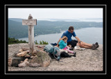 Lunch on Acadia Mountain