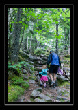 Up the trail on Beech Mountain